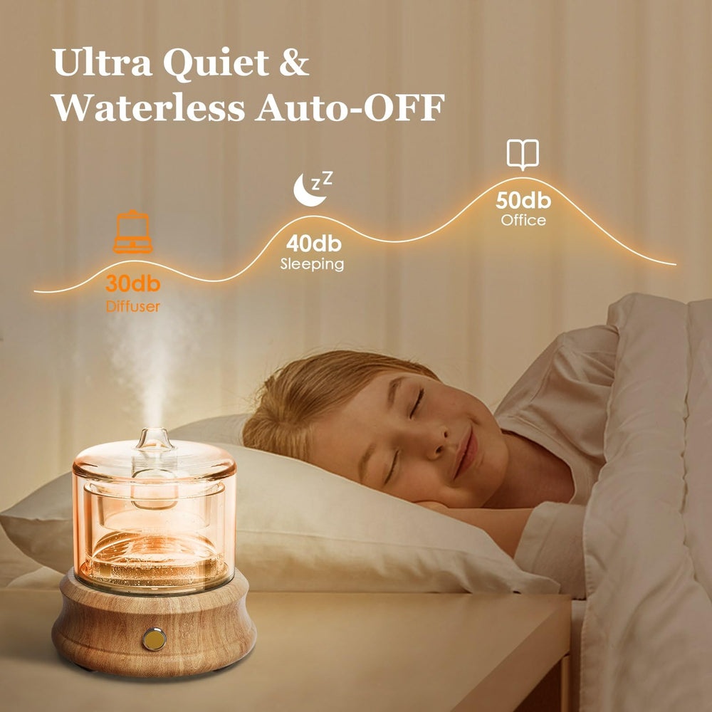 Diffuser placed in a home office setup