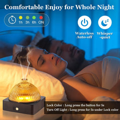 200ml glass aroma diffuser in dark brown