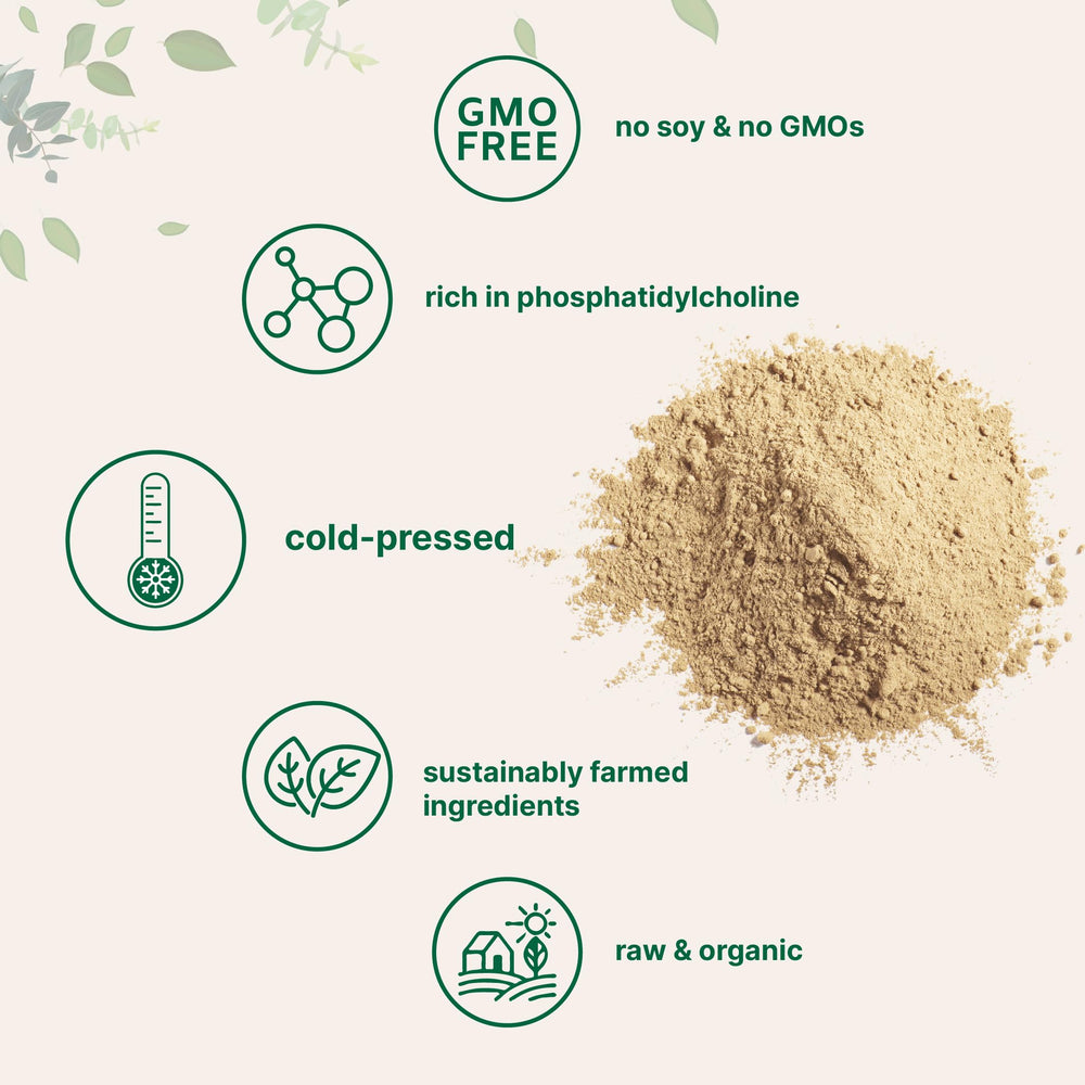 Organic lecithin powder with scoop included