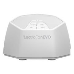LectroFan EVO front view shows compact bedside design for easy sleep masking