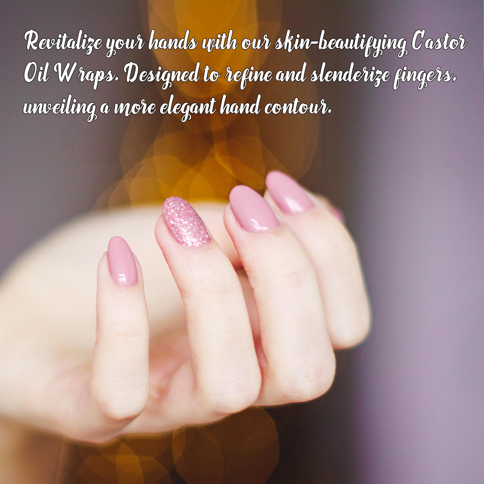 Finger joints comfort with Leekalos castor oil wrap
