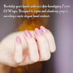 Finger joints comfort with Leekalos castor oil wrap