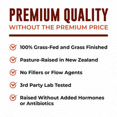 Label emphasizes no fillers or flow agents