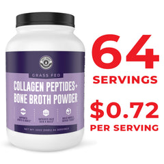 Left Coast Performance collagen bone broth powder dissolves in hot coffee for a smooth boost.