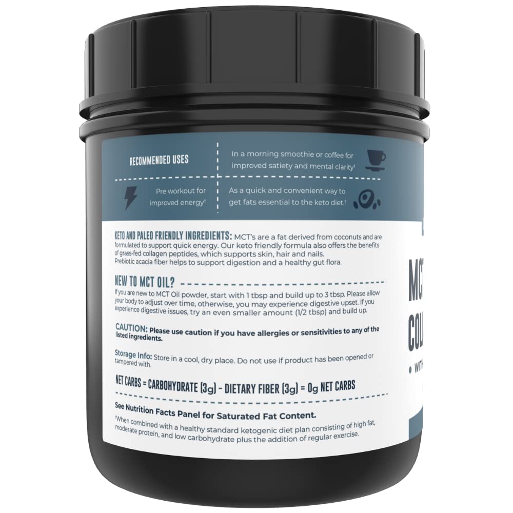 Left Coast Performance Keto Coffee Creamer closeup showcases sugar‑free keto enhancement