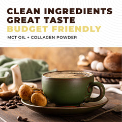 Packaging closeup of Left Coast Performance MCT powder