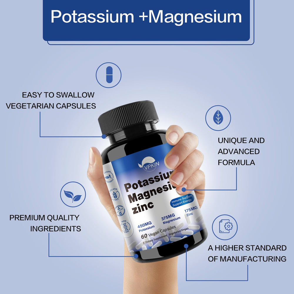 Person experiencing leg cramps relieved by potassium magnesium supplement