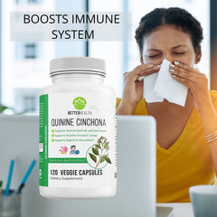 Leg and muscle cramps relief with Cinchona bark extract