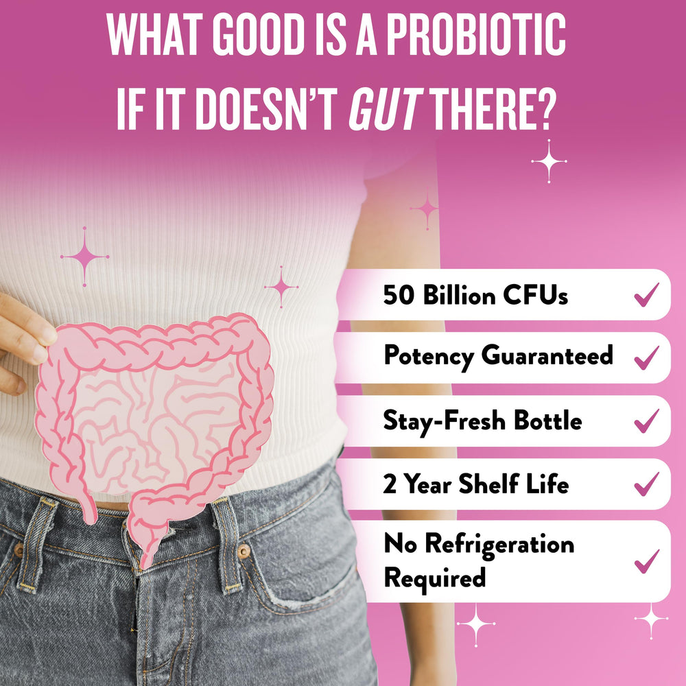 Digestive health concept with gut health icon