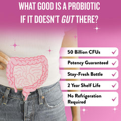 Digestive health concept with gut health icon
