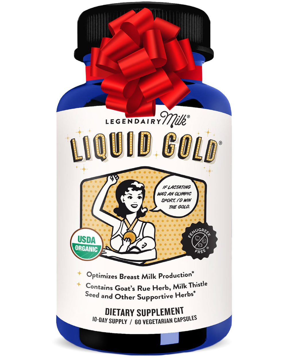 Legendairy Milk Liquid Gold bottle and packaging