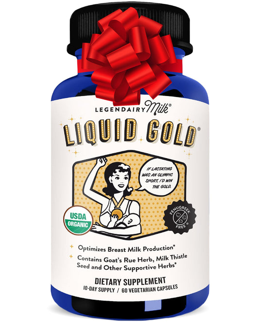 Legendairy Milk Liquid Gold bottle and packaging