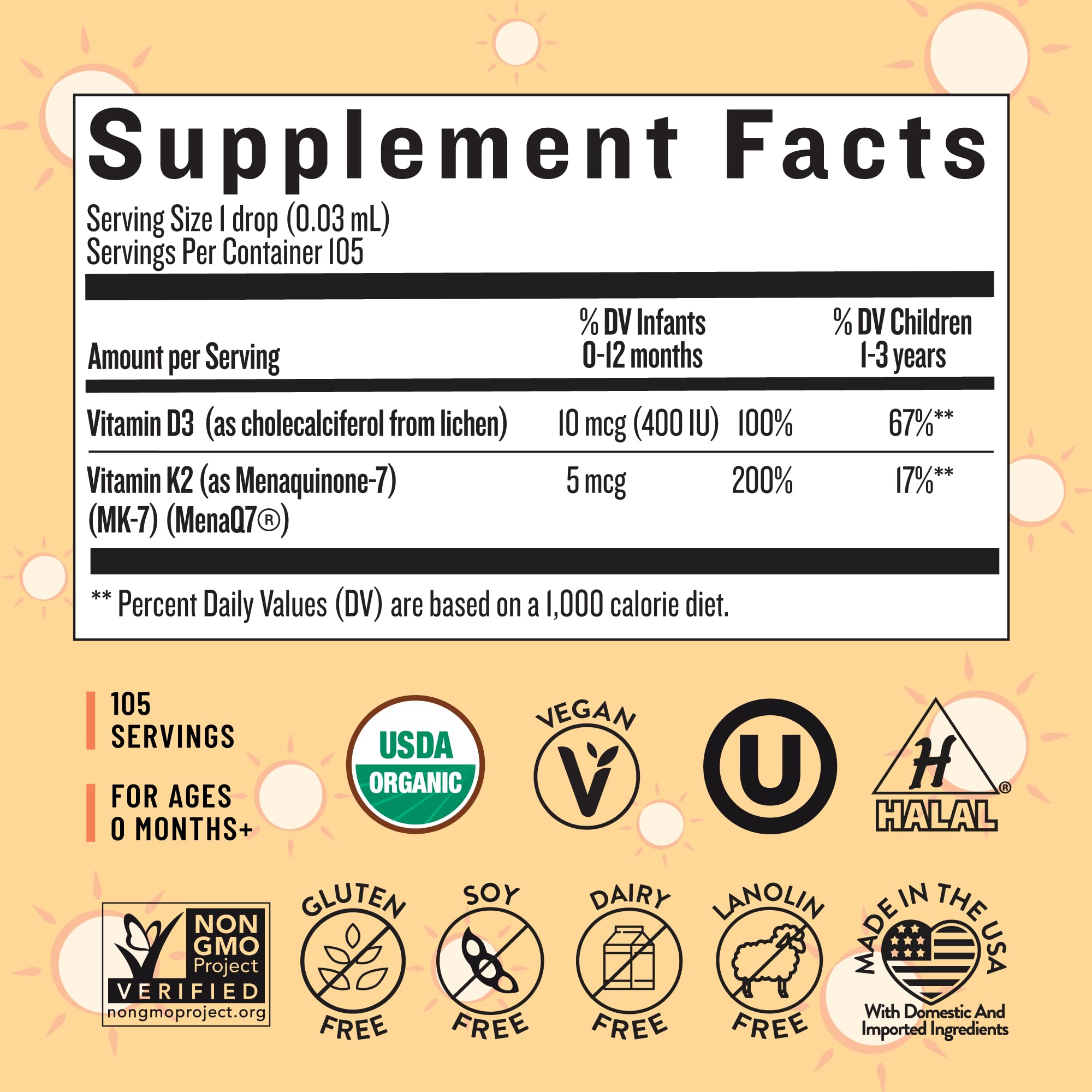 Legendairy Milk organic certifications badges on packaging