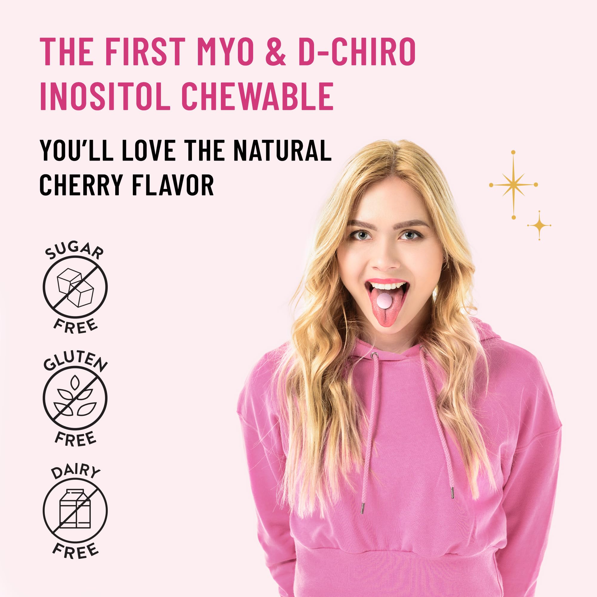 Nutrition information: Myo-Inositol 2000mg and D-Chiro-Inositol 50mg per serving