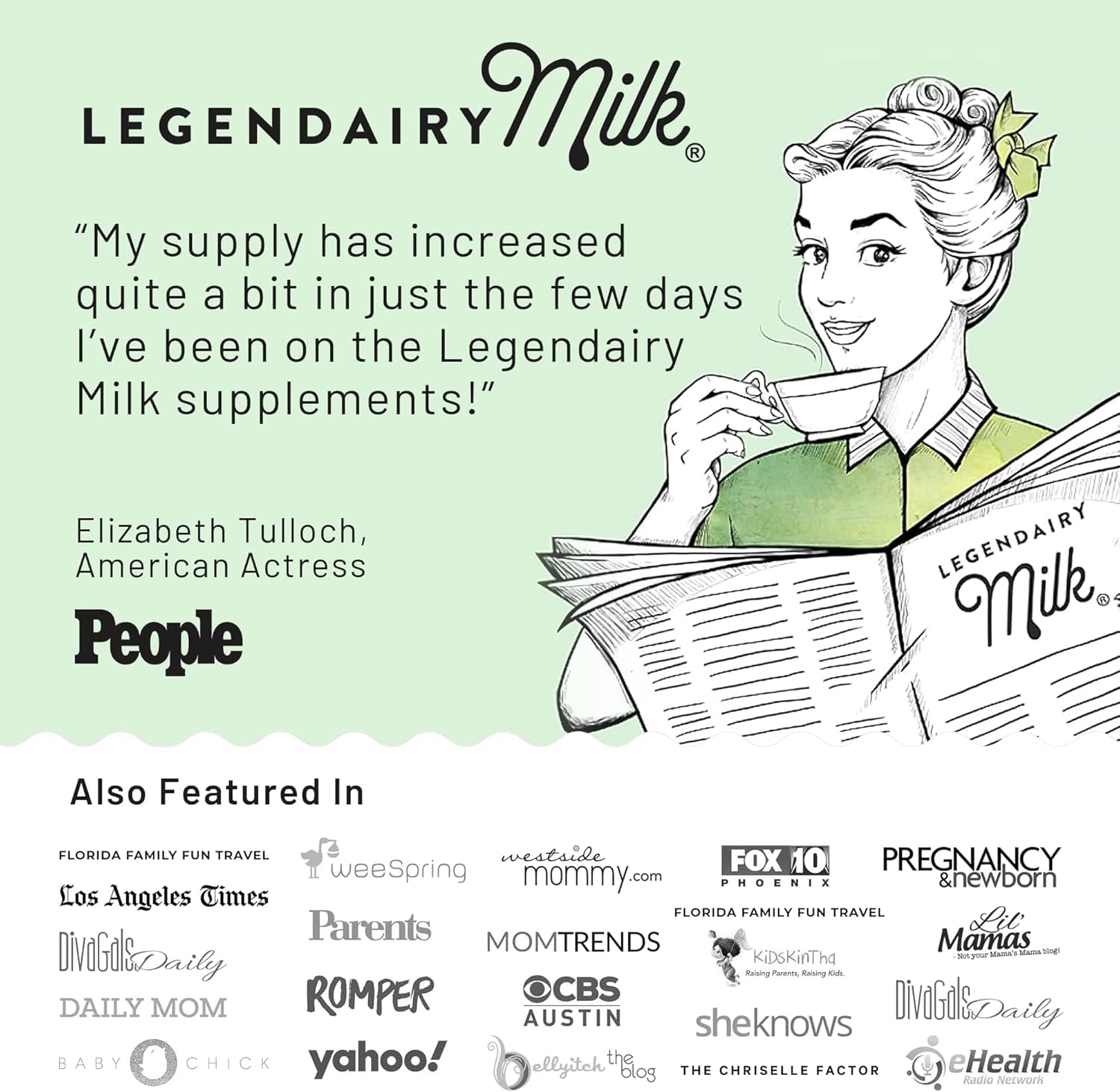 Made in USA label on Legendairy Milk product