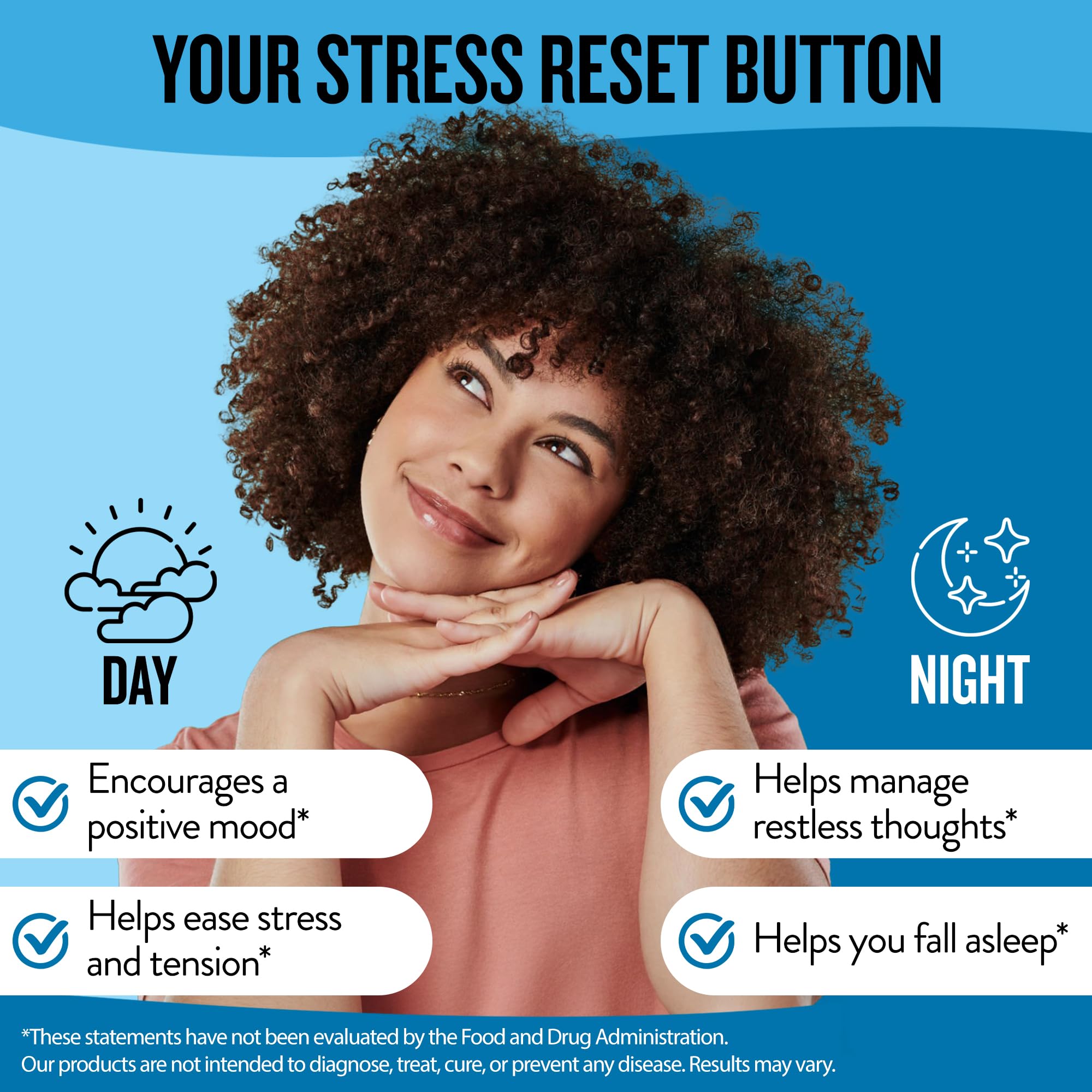 Lifestyle image depicting calm and balanced mood