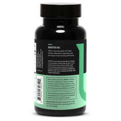 LEGION Biome Probiotic bottle beside a meal to support digestion.