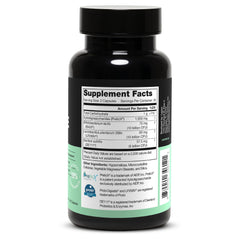 Close-up of LEGION Biome Probiotic ingredients with B420 and DE111 for gut balance.