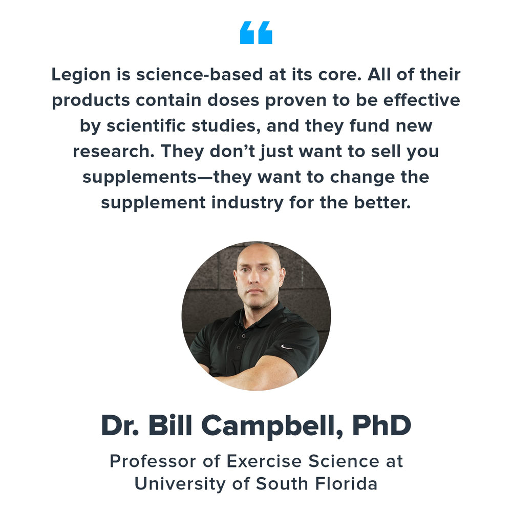 Supplement facts panel for Forge Fasted Fat Burner