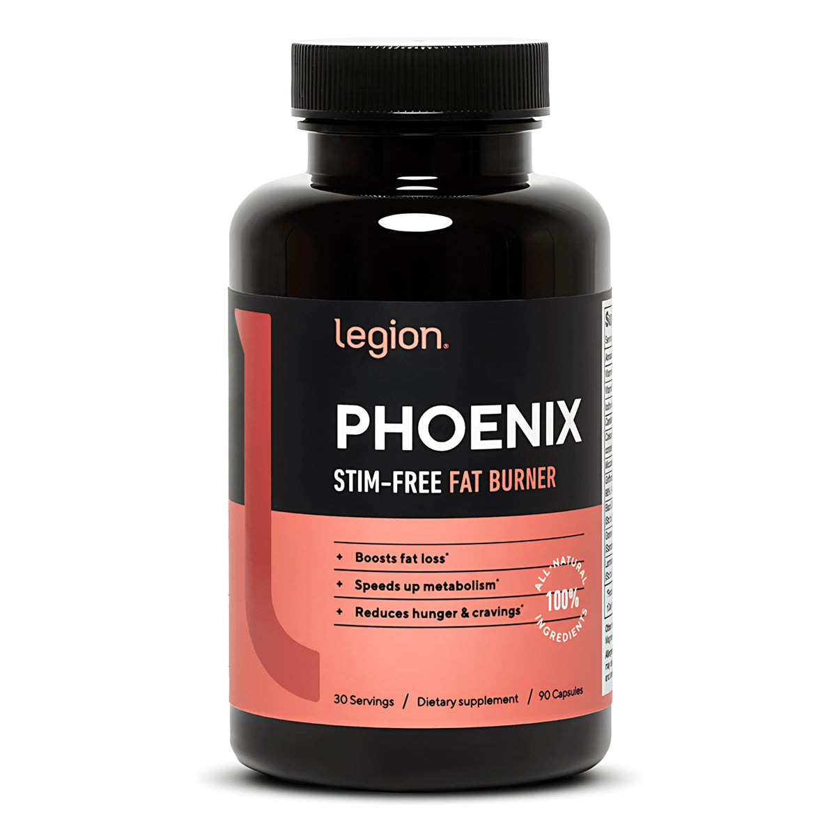 Legion Phoenix Thermogenic Fat Burner bottle with label