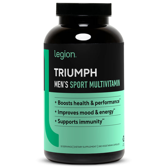 Legion Triumph Men's Sport Vitamin bottle - front view