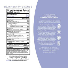 Relaxing table setup with LEILO Blackberry Orange 12-pack