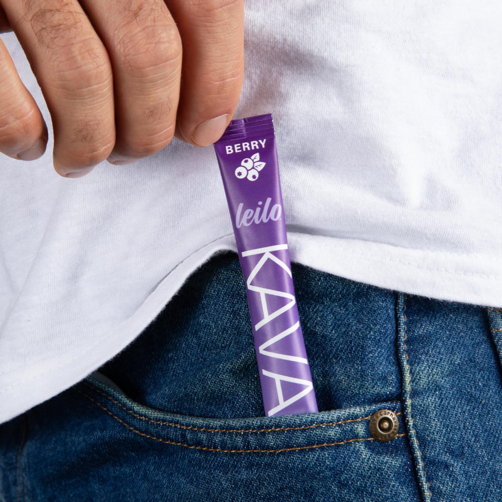 Leilo Berry Kava product label front