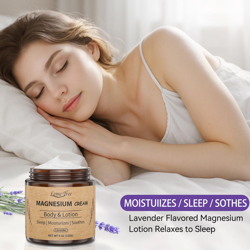 LemeTree Magnesium Cream with jojoba oil for hydration