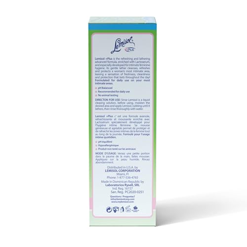 Lemisol Feminine Wash menthol refresh close-up for cooling sensation