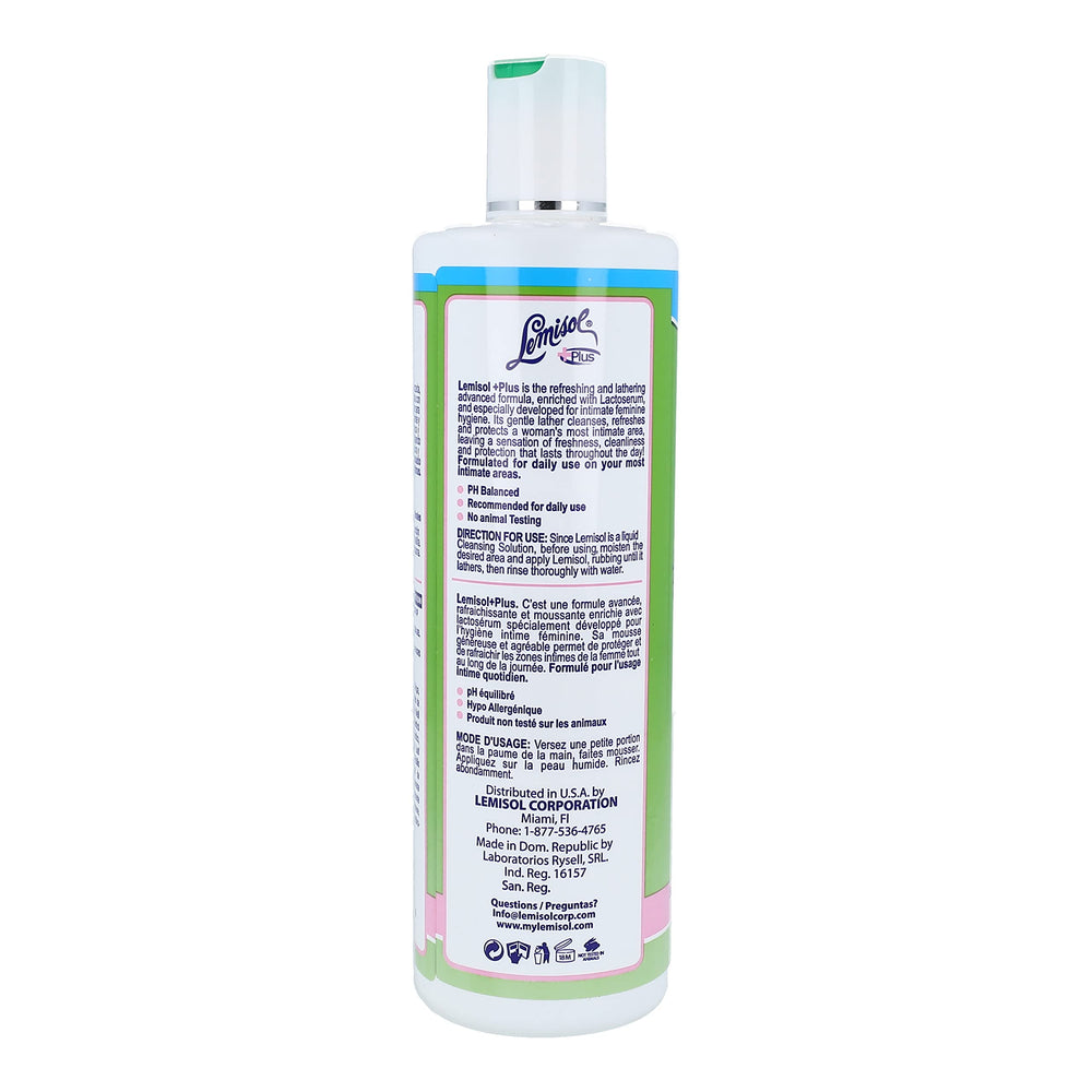 Lemisol twin-pack front displays two 16oz bottles for ongoing care.