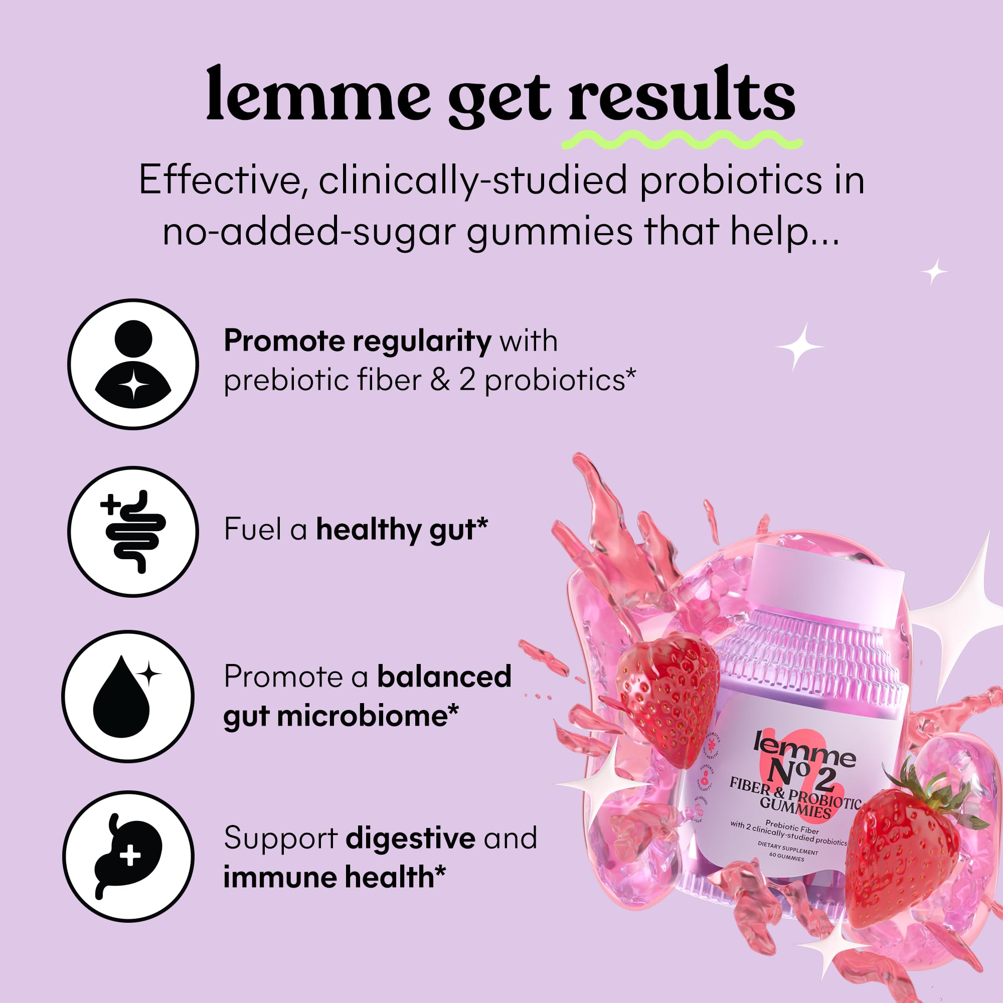 Close-up of Lemme No. 2 gummies texture