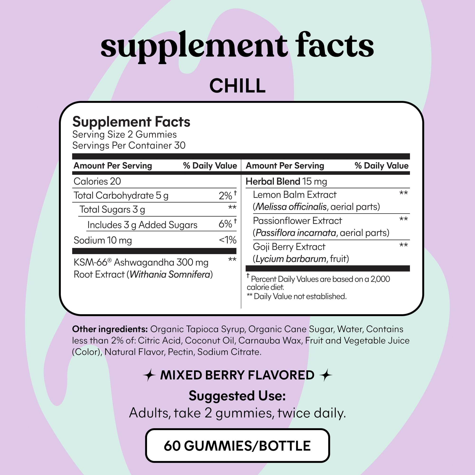 Relaxation and healthy cortisol support from Lemme Chill