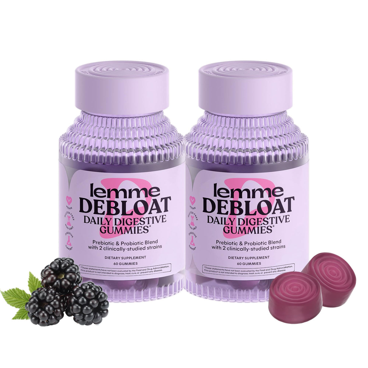 Lemme Debloat packaging front showing product branding