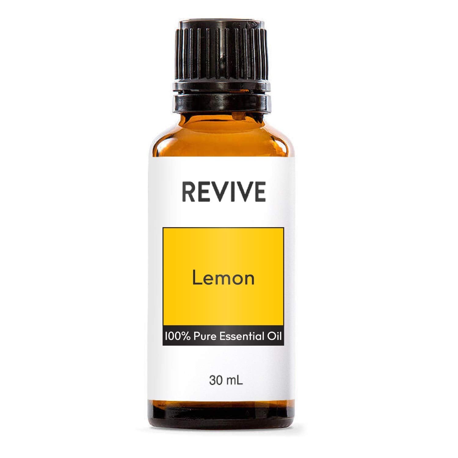 Lemon Essential Oil 30mL bottle – front view