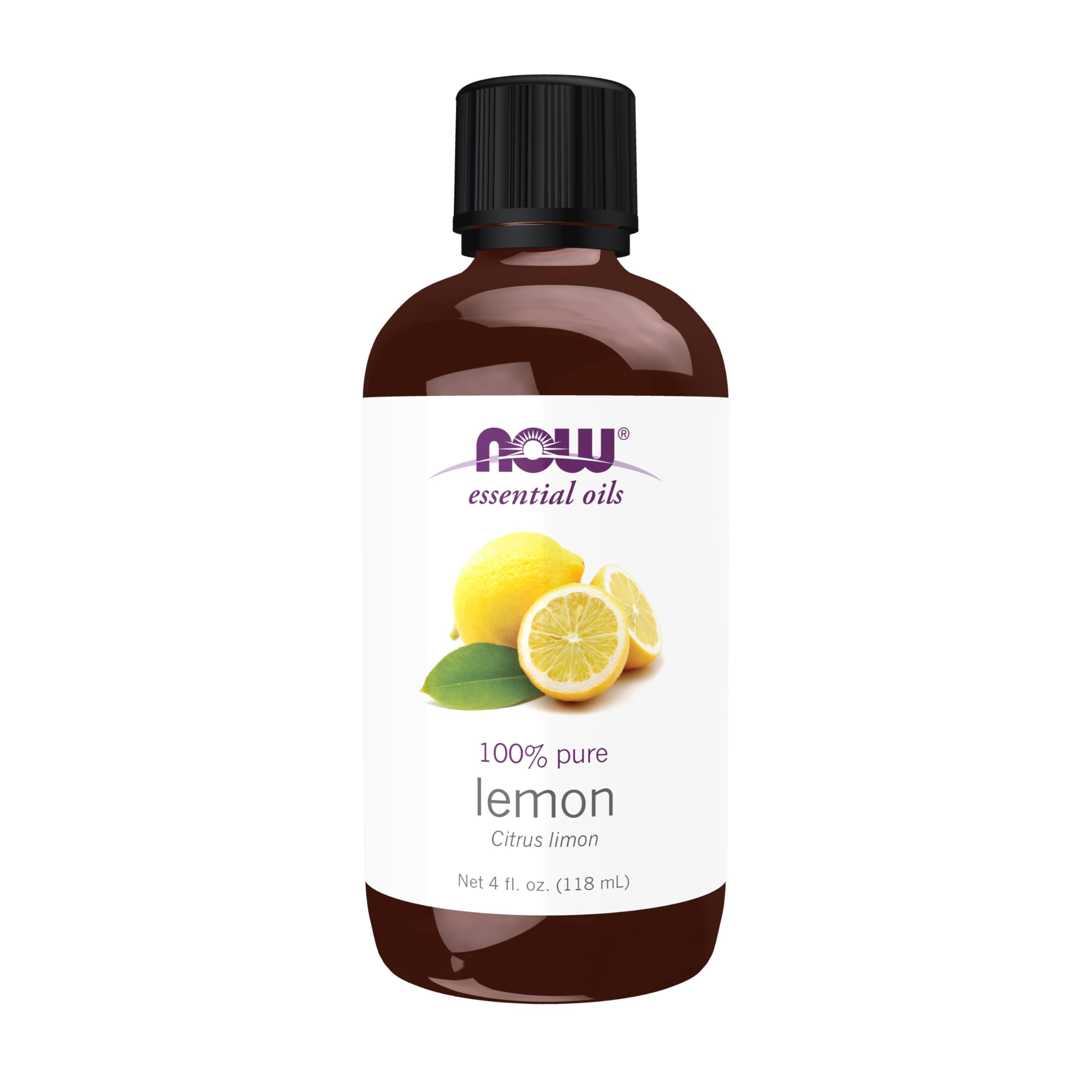 4-ounce bottle of NOW Foods Lemon Essential Oil