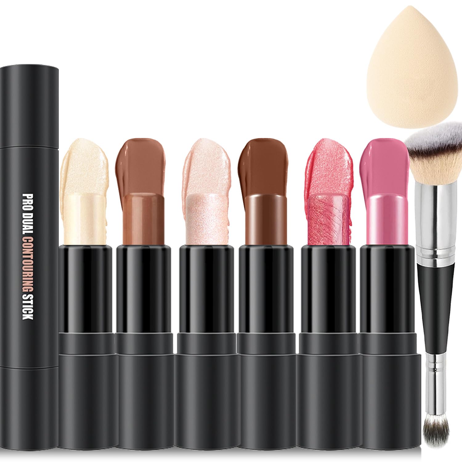 LemonSac dual-end contour stick for precise sculpting with blush, bronzer, and highlighter.