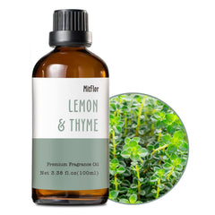 Gift-ready Lemon & Thyme Fragrance Oil packaging