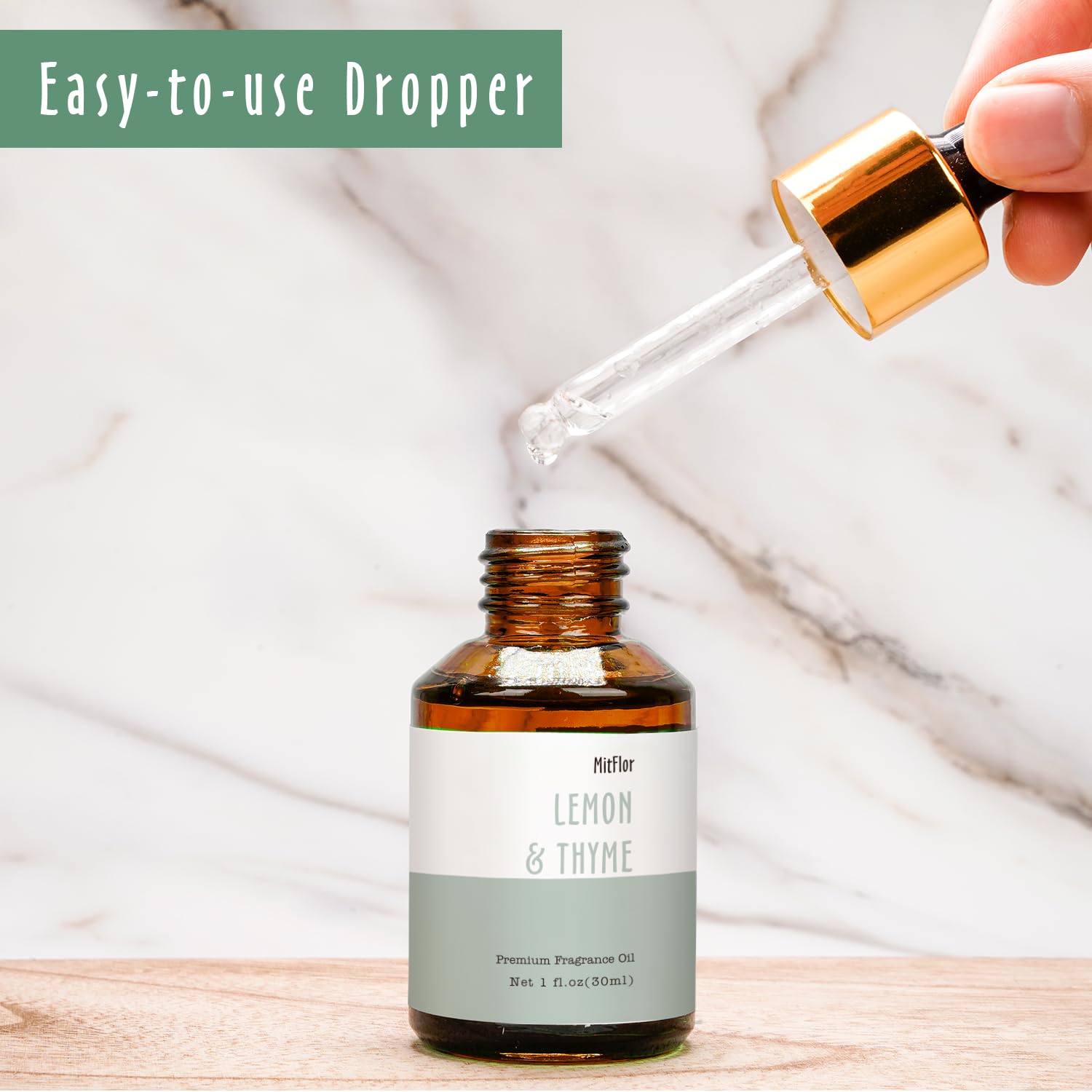 MitFlor Lemon & Thyme 30ml bottle with dropper