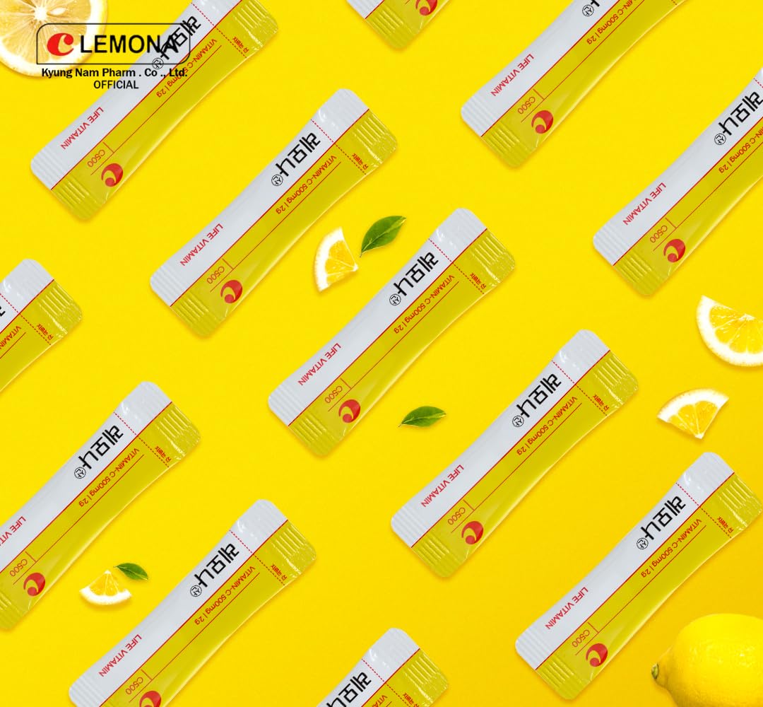 Bright lemon flavor visuals for LEMONA sticks
