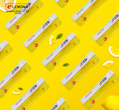 Bright lemon flavor visuals for LEMONA sticks