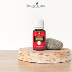 Lemongrass essential oil diffusing aroma in diffuser