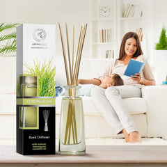 Diffuser in a cozy bedroom creating a calm atmosphere
