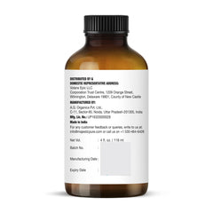 Lemongrass essential oil label detail