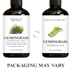 Lemongrass essential oil used with a diffuser