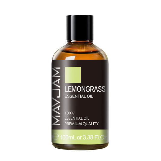 Diffuser with lemongrass essential oil for aromatherapy