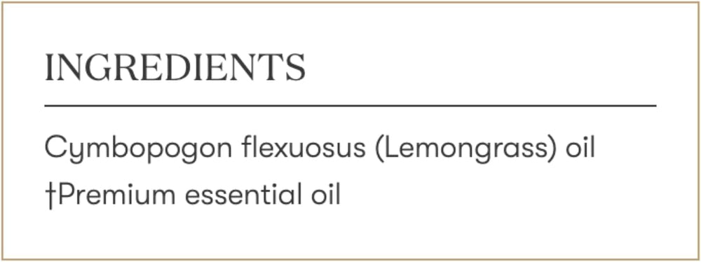 Packaging of Lemongrass Essential Oil Young Living