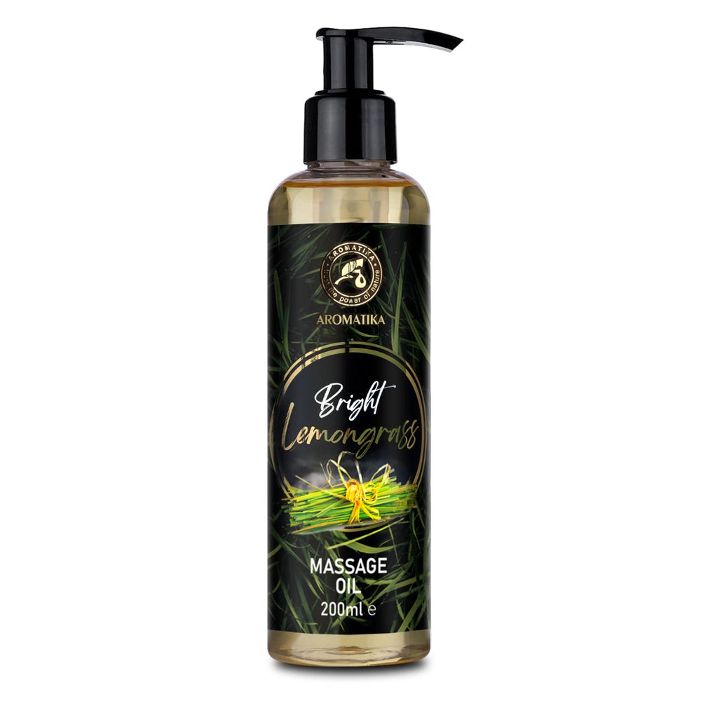 Lemongrass massage oil bottle 200ml
