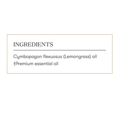 15ml lemongrass essential oil packaging and bottle