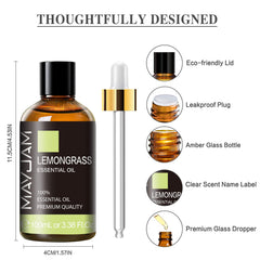 Lemongrass essential oil for hair care