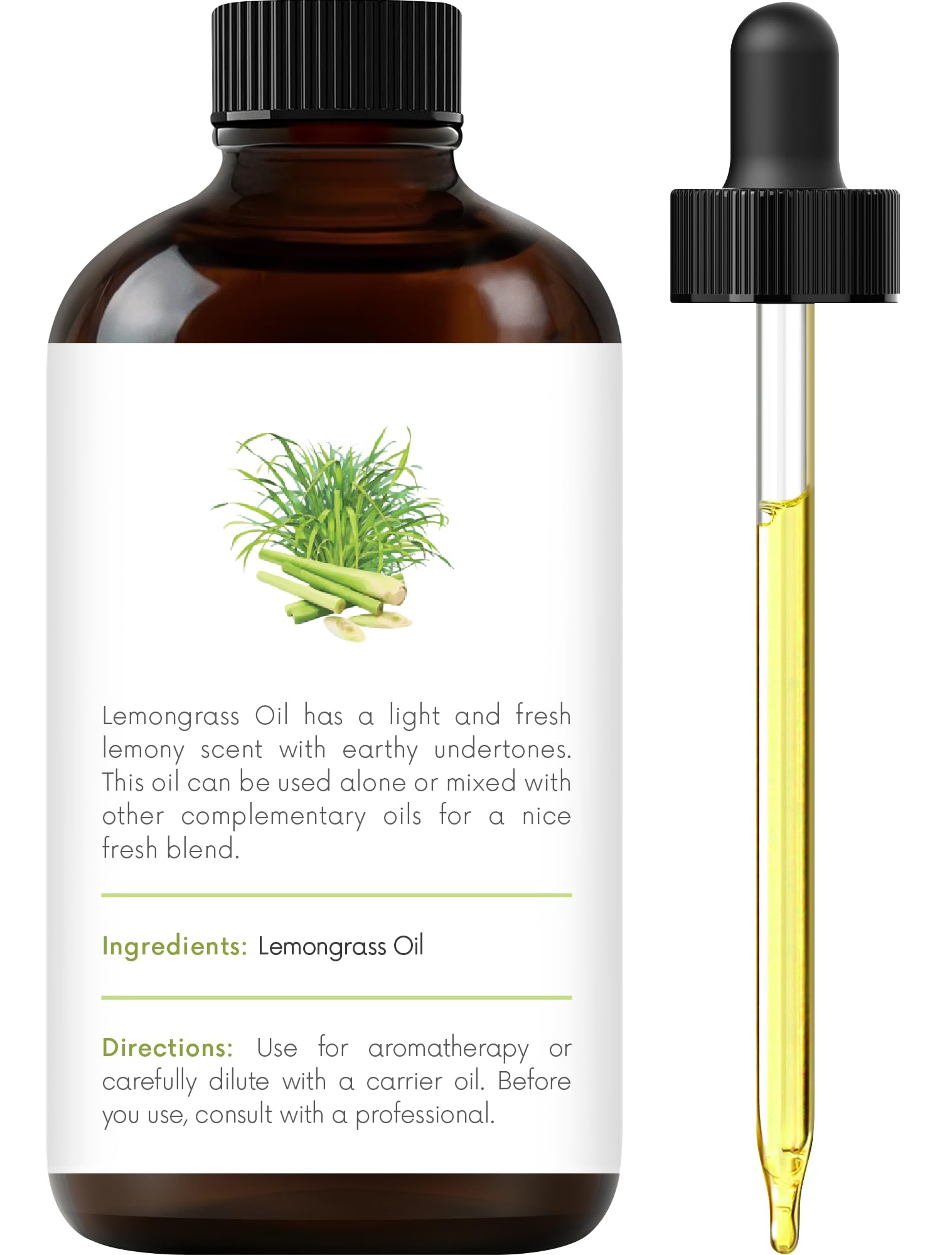 Lab-tested lemongrass essential oil purity verification